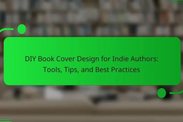 DIY Book Cover Design for Indie Authors: Tools, Tips, and Best Practices
