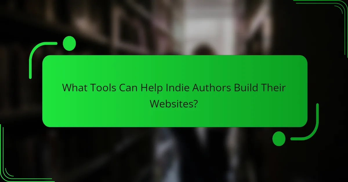What Tools Can Help Indie Authors Build Their Websites?